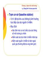 Quan trắc và kiểm soát ô nhiễm môi trường nước và khí lục địa phần 5 ppsx