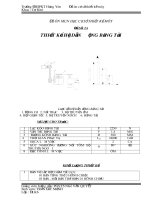 Thiết kế hệ dẫn động băng tải