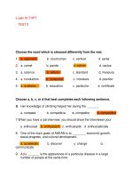 Luyện thi THPT TEST 2 doc