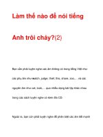 Làm thế nào để nói tiếng Anh trôi chảy? potx