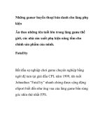 Những gamer huyền thoại bán danh cho làng phụ kiện potx