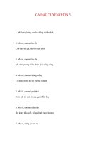 CA DAO TUYỂN CHỌN 7 potx