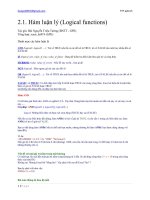 Hàm excel - Hàm lý luận docx