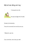Một số câu tiếng anh hay docx