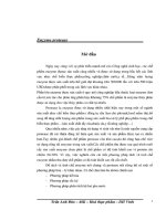 Đề tài tổng quan về enzyme protease