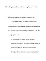 Cách dùng should docx