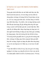 SỬ DỤNG CÁC LỌAI VÔI TRONG NUÔI TRỒNG THỦY SẢN potx