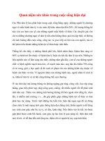 Quan niệm sức khỏe trong cuộc sống hiện đại pptx