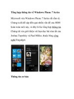 Tổng hợp thông tin về Windows Phone 7 Series ppt