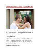 5 điều phái đẹp cần tránh khi mới hẹn hò ppsx