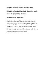 Hai phần mềm cắt và ghép nhạc tiện dụng pps