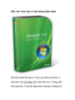 Hãy cho Vista một cơ hội khẳng định mình pdf