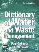 Dictionary of Water and Waste Management pps