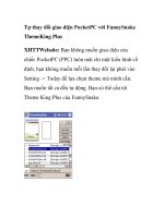 Tự thay đổi giao diện PocketPC với FunnySnake pps