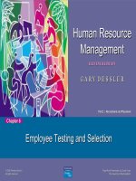 Human Resource Management - Chapter 6 doc