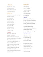 tuyển tập thơ cho mẫu giáo pptx