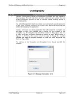 Working with Database and Security in Java - Cryptography docx