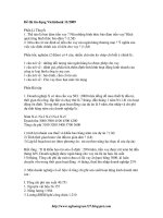 Đề thi tín dụng Vietinbank pot