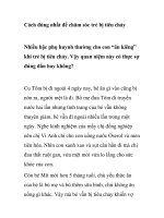 Cách đúng nhất để chăm sóc trẻ bị tiêu chảy pps