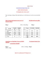 Kỹ năng làm việc với các con số ppt