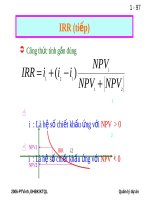 Bài giảng : Quản lý dự án part 7 doc