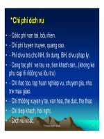 Sản xuất doanh nghiệp - Phương pháp thống kê phần 9 potx