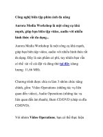 Công nghệ biên tập phim ảnh đa năng Aurora Media docx