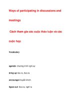 Cách tham gia các cuộc thảo luận pdf