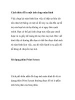 Cách thức để in một ảnh chụp màn hình ppsx