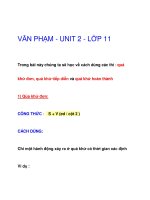VĂN PHẠM - UNIT 2 - LỚP 11 ppsx