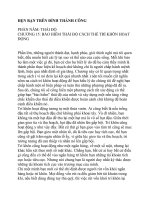 HẸN BẠN TRÊN ĐỈNH THÀNH CÔNG-PHẦN 5-CHƯƠNG 15 pdf