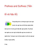 Prefixes and Suffixes ppsx