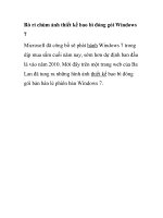 Rò rỉ chùm ảnh thiết kế bao bì đóng gói Windows 7 docx