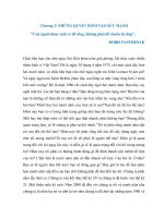 NHỮNG QUYẾT ĐỊNH TẠO SỨC MẠNH - CON NGƯỜI PHI THƯỜNG TRONG BẠN pptx