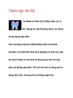 Thành ngữ với ICE pps