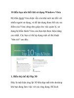 10 điều bạn nên biết khi sử dụng Windows Vista docx