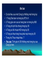 Sản xuất doanh nghiệp - Phương pháp thống kê phần 8 pot