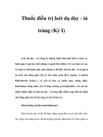 Thuốc điều trị loét dạ dày - tá tràng (Kỳ I) pps