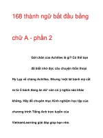 168 thành ngữ bắt đầu bằng chữ A - phần 2 ppt