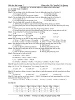 Hóa đại cương 1 - Bài tập chương 1 ppsx