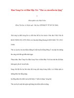 Han Yong-Un và Hàn Mặc Tử 1 docx