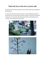 Thoải mái như ở nhà với Le conner café pptx