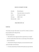 GIÁO ÁN: LÀM QUEN VĂN HỌC pot