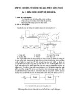 BÀI THÍ NGHIỆM TỰ ĐỘNG HOÁ QUÁ TRÌNH CÔNG NGHỆ pps