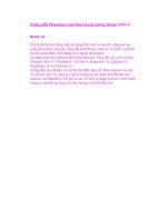 Hướng Dẫn Photoshop: Giới Hạn Của Sự Tưởng Tượng (phần 4) ppt