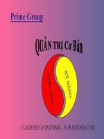 Bài giảng: Quản trị cơ bản pptx