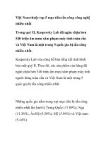 Việt Nam thuộc top 5 mục tiêu tấn công công nghệ nhiều nhất ppsx