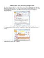 Thiết lập tự động gửi và nhận email trong Outlook 2010 doc