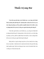 Thuốc trị ung thư ppt