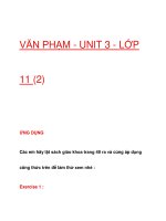 VĂN PHẠM - UNIT 3 - LỚP 11 (2) pps
